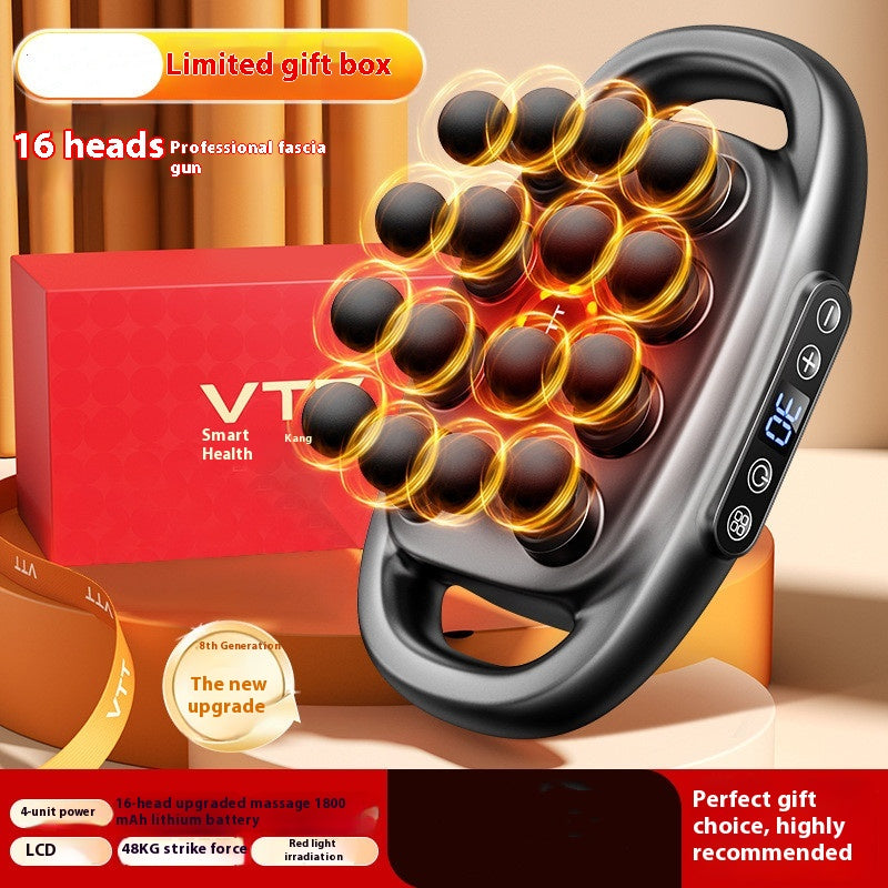 Percussion Massage Gun | Handheld Deep Tissue Massager with Multiple Attachments & Speed Settings